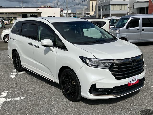 オデッセイアブソルート・ＥＸ４ＷＤ　１０型ナビ／ＢＴ／ＴＶ／ＤＩＳＣ／全周囲Ｍ　前後ドラレコ　ＥＴＣ２．０　リモコンエンジンスタート　駐車支援　ＬＥＤ前ライト　１８インチＡＷ　両側パワスラ　シートヒーター　衝突被害軽減ブレーキ（千葉県）の中古車