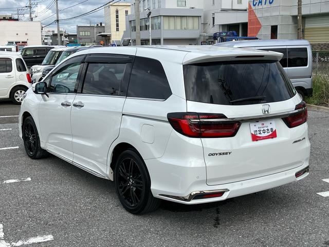 オデッセイアブソルート・ＥＸ４ＷＤ　１０型ナビ／ＢＴ／ＴＶ／ＤＩＳＣ／全周囲Ｍ　前後ドラレコ　ＥＴＣ２．０　リモコンエンジンスタート　駐車支援　ＬＥＤ前ライト　１８インチＡＷ　両側パワスラ　シートヒーター　衝突被害軽減ブレーキ（千葉県）の中古車