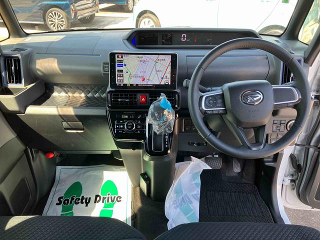 タントカスタムＲＳ純正ＳＤナビゲーション　純正ビルトインＥＴＣ車載器　純正ナビ連動ドライブレコーダー　ＣＤ　ＤＶＤ　ターボ車　両側電動スライドドア　衝突回避支援ブレーキ　誤発進抑制装置　アイドリングストップ（千葉県）の中古車