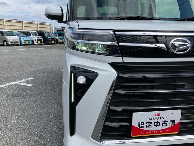 タントカスタムＸバックカメラ　左側電動スライドドア　シートヒーター　電動パーキングブレーキ　ＬＥＤヘッドライト　オートライト　オートエアコン　上下２段調節式デッキボード　コーナーセンサー　衝突被害軽減ブレーキ（千葉県）の中古車
