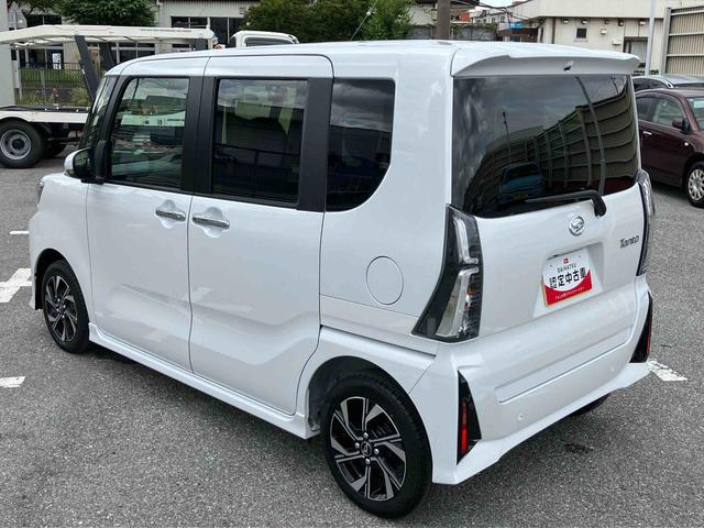 タントカスタムＸバックカメラ　左側電動スライドドア　シートヒーター　電動パーキングブレーキ　ＬＥＤヘッドライト　オートライト　オートエアコン　上下２段調節式デッキボード　コーナーセンサー　衝突被害軽減ブレーキ（千葉県）の中古車