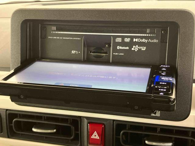 ムーヴキャンバスストライプスＧターボパノラマカメラ連動フルセグナビ　ＵＳＢ接続　ブルートゥース対応　フロント．リヤ２カメラドライブレコーダー連動　ＥＴＣ　置きラクボックス　ホットカップホルダー　アダプティブクルーズコントロール（千葉県）の中古車