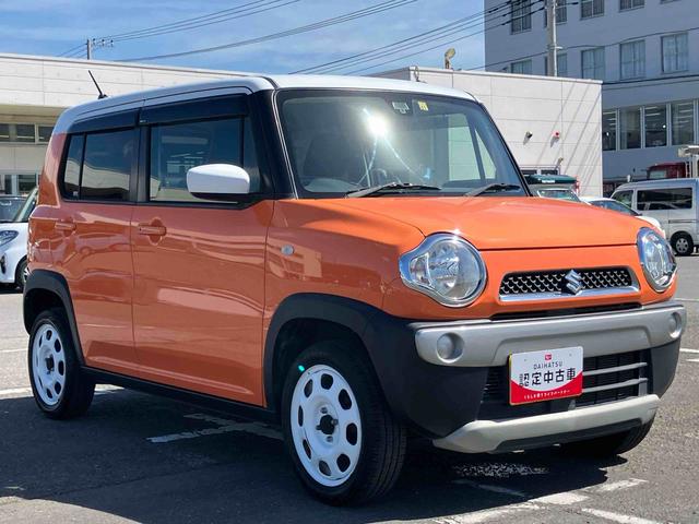 ハスラーＧナビ／ワンセグＴＶ／ＤＶＤ／ＵＳＢ　衝突軽減ブレーキ　横滑り防止装置　運転席シートヒーター　オートエアコン　スマートキー　プッシュスタート　アイドリングストップ　足踏み式駐車ブレーキ　電動格納Ｄミラー（千葉県）の中古車