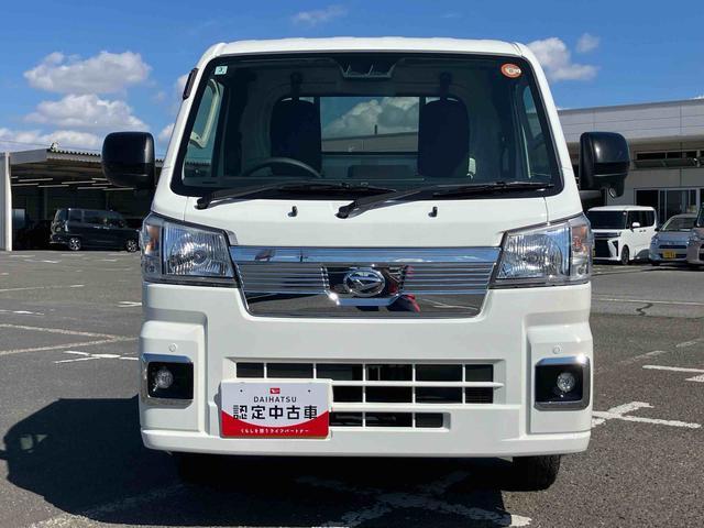 ハイゼットトラックエクストラCVT 電子制御式4WD 荷台LEDライト リヤ4枚リーフスプリング スーパーデフロック 衝突被害軽減ブレーキ コーナーセンサー スピーカー一体型AM/FMラジオ エアコン パワステ 電動格納ミラ−(千葉県)の中古車