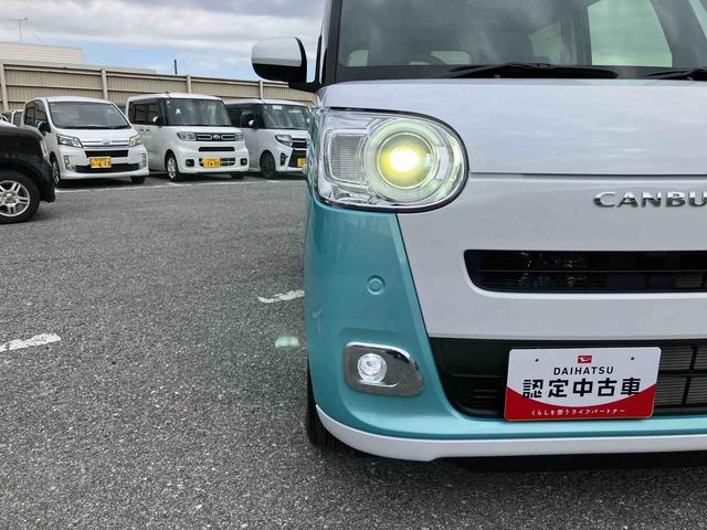 ムーヴキャンバスストライプスＧターボ両側電動スライドドア　ＬＥＤヘッドライト＆フォグランプ　シートヒーター　保温カップホルダー　電動駐車ブレーキ　バックカメラ　ステアリングスイッチ　自動追従クルコン　衝突被害軽減ブレーキ（千葉県）の中古車