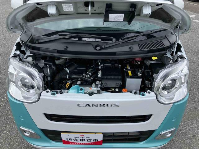 ムーヴキャンバスストライプスGターボ両側電動スライドドア LEDヘッドライト&フォグランプ シートヒーター 保温カップホルダー 電動駐車ブレーキ バックカメラ ステアリングスイッチ 自動追従クルコン 衝突被害軽減ブレーキ(千葉県)の中古車