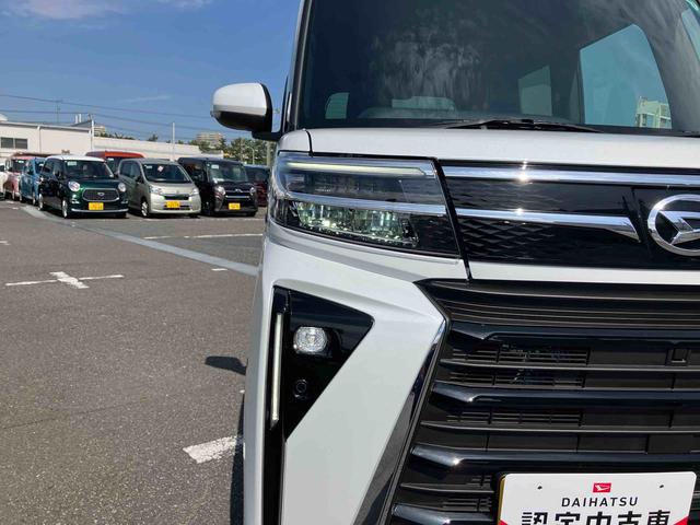 タントカスタムＲＳターボ　９インチディスプレイオーディオ　１５インチアルミ　両側電動スライド　シートヒーター　電動駐車ブレーキ　ＬＥＤライト＆フォグ　上下２段調節式デッキボード　コーナーセンサー　衝突被害軽減ブレーキ（千葉県）の中古車