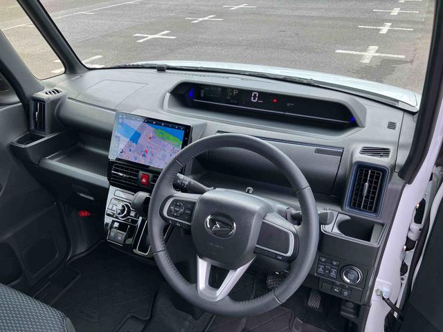 タントカスタムＲＳターボ　１０型ナビ／ＴＶ／ＤＶＤ／ＢＴ／ＵＳＢ　Ｂカメラ　ドラレコ　ＥＴＣ　アダプティブＬＥＤヘッドライト　オートライト　ＬＥＤフォグランプ　両側Ｐスライド　コーナーセンサー　シートヒーター　スマアシ（千葉県）の中古車