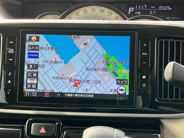 ムーヴキャンバスＧブラックインテリアリミテッド　ＳＡIII８型ナビ／ＴＶ／ＤＶＤ／ＢＴ／ＵＳＢ　全周囲カメラ　ドラレコ　ＥＴＣ　オートライト　オートハイビーム　ＬＥＤヘッドライト＆フォグ　両側電動スライドドア　ブラックインテリア　革巻ステアリング　スマアシ（千葉県）の中古車