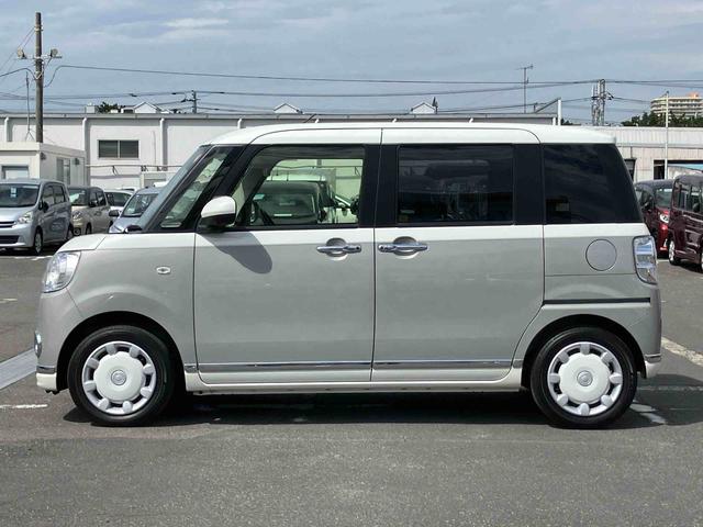 ムーヴキャンバスＧブラックインテリアリミテッド　ＳＡIII８型ナビ／ＴＶ／ＤＶＤ／ＢＴ／ＵＳＢ　全周囲カメラ　ドラレコ　ＥＴＣ　オートライト　オートハイビーム　ＬＥＤヘッドライト＆フォグ　両側電動スライドドア　ブラックインテリア　革巻ステアリング　スマアシ（千葉県）の中古車