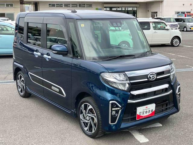タントカスタムRSスタイルセレクション 4WDターボ 9型ナビ/BT/TV/DISC/全周囲カメラ/ステアスイッチ 前後ドラレコ ETC 両側パワスラ 15インチアルミ LEDヘッド&フォグランプ シートヒーター クルコン 衝突被害軽減ブレーキ(千葉県)の中古車