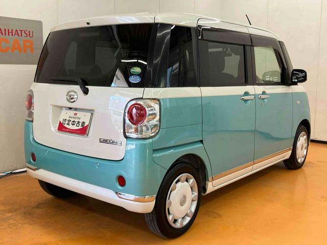 ムーヴキャンバスXメイクアップリミテッド SAIIIパノラマカメラ連動フルセグナビ USB接続 ブルートゥース対応 フロント.リヤドライブレコーダー連動 TVナビキット ETC 置きラクボックス オートライト オートハイビーム 両側電動スライドドア(千葉県)の中古車
