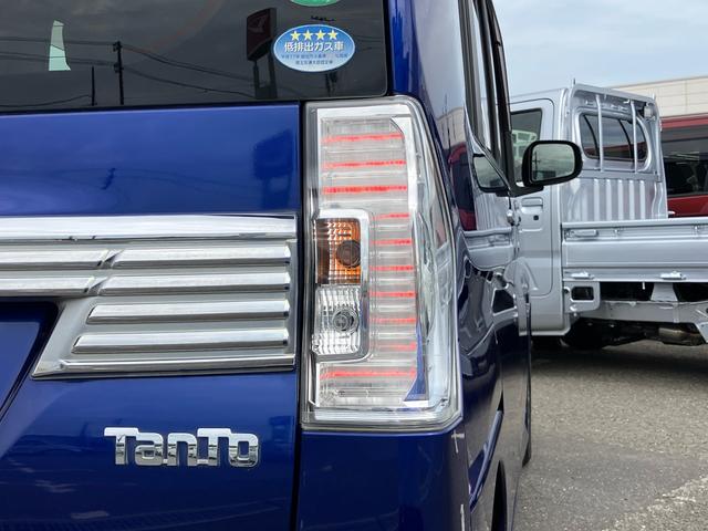 タントカスタムＲＳターボ　ナビ／ＢＴ／ＤＴＶ／ＣＤ／ＤＶＤ　両側電動スライドドア　１５インチアルミ　ＬＥＤヘッドライト＆フォグランプ　プッシュボタンスターター　オート格納ドアミラー　横滑り防止装置　アイドリングストップ（千葉県）の中古車