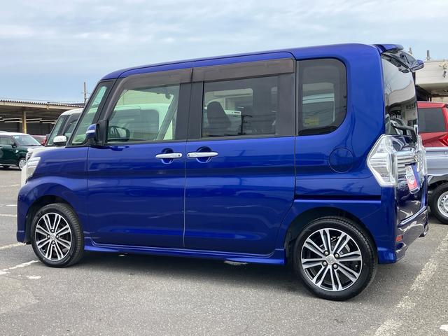 タントカスタムＲＳターボ　ナビ／ＢＴ／ＤＴＶ／ＣＤ／ＤＶＤ　両側電動スライドドア　１５インチアルミ　ＬＥＤヘッドライト＆フォグランプ　プッシュボタンスターター　オート格納ドアミラー　横滑り防止装置　アイドリングストップ（千葉県）の中古車