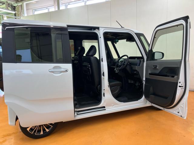 タントカスタムＲＳバックカメラ連動９インチフルセグナビ　ＵＳＢ接続　ブルートゥース対応　フロント．リヤドライブレコーダー連動　ＥＴＣ　前席シートヒーター　バックドア大型スポイラー　バックドアメッキセンターガーニッシュ（千葉県）の中古車