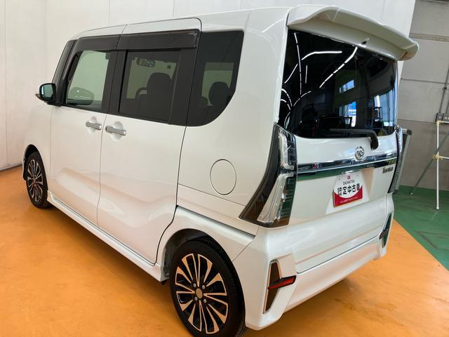 タントカスタムＲＳバックカメラ連動９インチフルセグナビ　ＵＳＢ接続　ブルートゥース対応　フロント．リヤドライブレコーダー連動　ＥＴＣ　前席シートヒーター　バックドア大型スポイラー　バックドアメッキセンターガーニッシュ（千葉県）の中古車