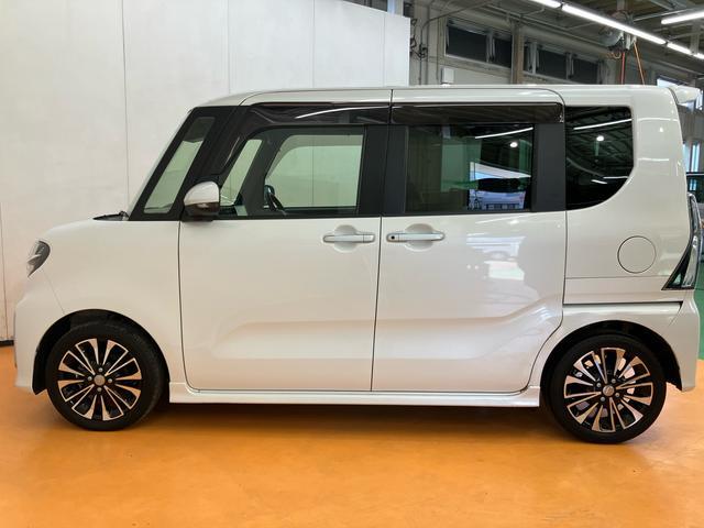 タントカスタムＲＳバックカメラ連動９インチフルセグナビ　ＵＳＢ接続　ブルートゥース対応　フロント．リヤドライブレコーダー連動　ＥＴＣ　前席シートヒーター　バックドア大型スポイラー　バックドアメッキセンターガーニッシュ（千葉県）の中古車