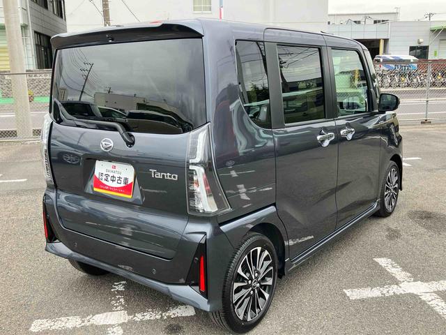 タントカスタムＲＳターボエンジン　１５インチアルミ　バックカメラ　両側電動スライドドア　シートヒーター　電動駐車ブレーキ　ＬＥＤライト＆フォグ　上下２段調節式デッキボード　コーナーセンサー　衝突被害軽減ブレーキ（千葉県）の中古車