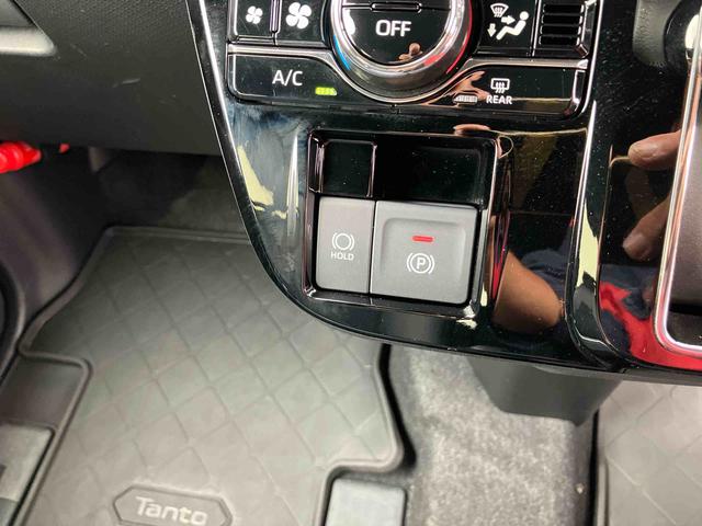 タントカスタムＲＳターボエンジン　１５インチアルミ　バックカメラ　両側電動スライドドア　シートヒーター　電動駐車ブレーキ　ＬＥＤライト＆フォグ　上下２段調節式デッキボード　コーナーセンサー　衝突被害軽減ブレーキ（千葉県）の中古車