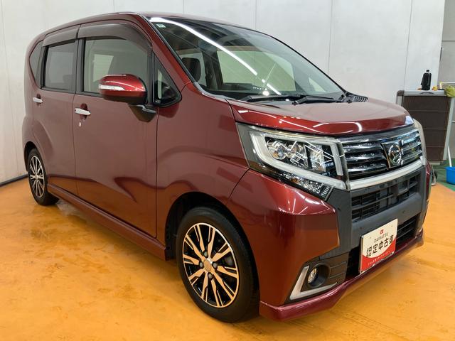 ムーヴカスタム　Ｘ　ハイパーＳＡIIＣＤ／ＭＤチューナー　ＡＵＸ接続　衝突被害軽減ブレーキ　横滑り防止装置　アイドリングストップ機構　プッシュエンジンスタート　キーフリーシステム　チルトステアリング　運転席シートリフター（千葉県）の中古車