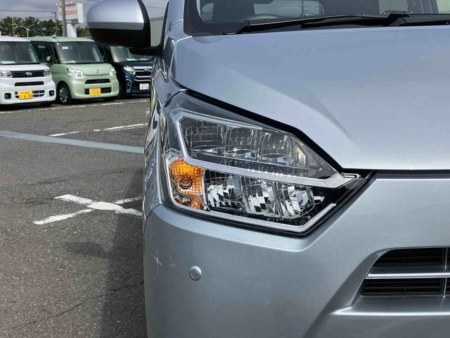 ミライースＸ　ＳＡIIIＬＥＤヘッドライト　電動格納ドアミラー　プライバシーガラス　リヤシートヘッドレスト　オートライト　キーレスエントリー　セキュリティアラーム　横滑り防止装置　コーナーセンサー　衝突被害軽減ブレーキ（千葉県）の中古車