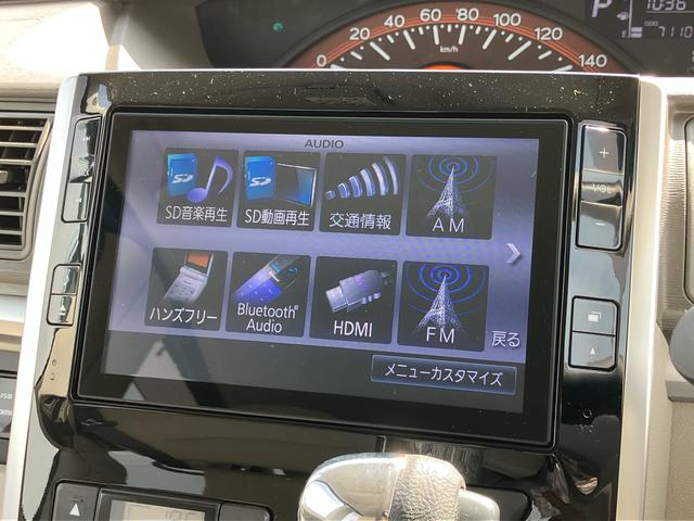 タントＸナビ／ＴＶ／ＤＶＤ／ＢＴ／ＵＳＢ　Ｂカメラ　オートライト　左側電動スライドドア　オートエアコン　キーフリーシステム　盗難防止アラーム　プッシュスタート　アイドリングストップ　シートリフター　電格ミラー（千葉県）の中古車
