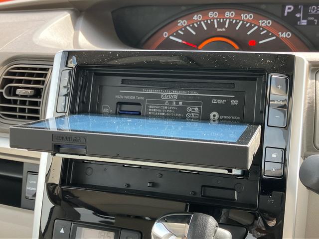 タントＸナビ／ＴＶ／ＤＶＤ／ＢＴ／ＵＳＢ　Ｂカメラ　オートライト　左側電動スライドドア　オートエアコン　キーフリーシステム　盗難防止アラーム　プッシュスタート　アイドリングストップ　シートリフター　電格ミラー（千葉県）の中古車