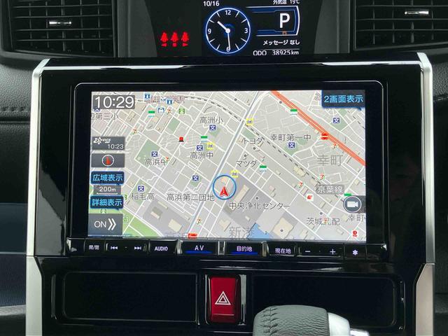 トールカスタムＧ９型ナビ／ＴＶ／ＤＶＤ／ＢＴ／ＵＳＢ　全周囲カメラ　前後ドラレコ　ＥＴＣ　ＬＥＤヘッドライト　ＡＤＢ　オートライト　両側電動スライド　スマアシ　前後コーナーセンサー　全車速追従クルコン　アルミホイール（千葉県）の中古車