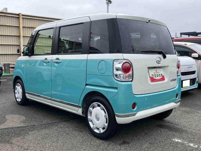 ムーヴキャンバスＧメイクアップリミテッド　ＳＡIIIパノラマカメラ連動フルセグナビ　ＵＳＢ接続　ブルートゥース対応　フロント．リヤドライブレコーダー連動　ＥＴＣ　衝突被害軽減ブレーキ　横滑り防止装置　アイドリングストップ機構　置きラクボックス（千葉県）の中古車