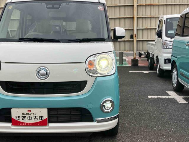 ムーヴキャンバスＧメイクアップリミテッド　ＳＡIIIパノラマカメラ連動フルセグナビ　ＵＳＢ接続　ブルートゥース対応　フロント．リヤドライブレコーダー連動　ＥＴＣ　衝突被害軽減ブレーキ　横滑り防止装置　アイドリングストップ機構　置きラクボックス（千葉県）の中古車