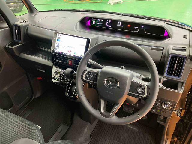 タントカスタムRSターボ 9型ナビ/TV/DVD/BT/USB 前後ドラレコ ETC Bカメラ 全車速追従クルコン LEDヘッドライ オートライト オートハイビーム 前後コーナーセンサー シートヒーター アルミホイール(千葉県)の中古車