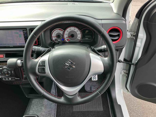 アルトターボＲＳベースグレード　４ＷＤターボ　４ＷＤ　ナビ／ＴＶ／ＤＶＤ／ＢＴ／ＵＳＢ　バックカメラ　ＥＴＣ　オートライト　プロジェクター式ＨＩＤヘッドライト　シートヒーター　アルミホイール　衝突軽減ブレーキ　横滑り防止装置　パドルシフト（千葉県）の中古車