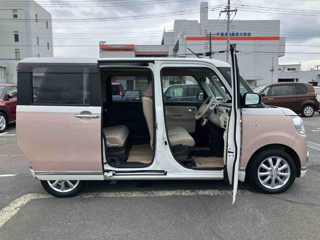 ムーヴキャンバスXリミテッドメイクアップ SAIICD/AM・FMラジオ/USB AUX接続 ETC 衝突被害軽減ブレーキ 横滑防止装置 オートライト ハロゲンヘッドライト 両側電動スライドドア オートエアコン キーフリーシステム 盗難防止アラーム(千葉県)の中古車