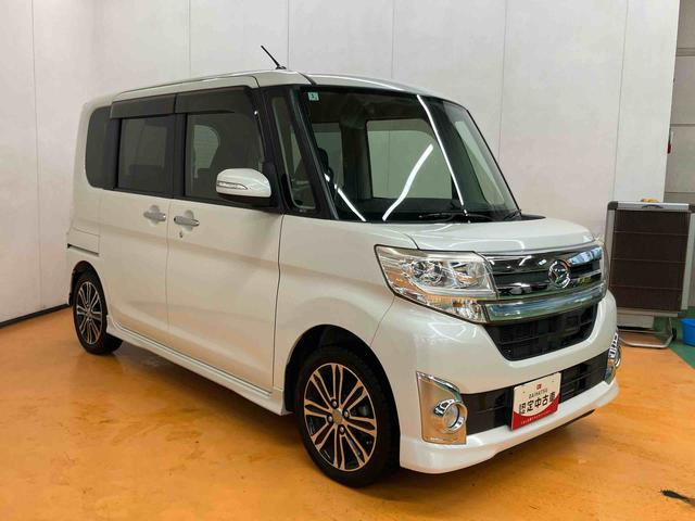 タントカスタムＲＳ　ＳＡバックカメラ連動８インチフルセグナビ　ＵＳＢ接続　ブルートゥース対応　ＴＶナビキット　ＥＴＣ　衝突被害軽減ブレーキ　横滑り防止装置　アイドリングストップ　プッシュエンジンスタート　キーフリーシステム（千葉県）の中古車