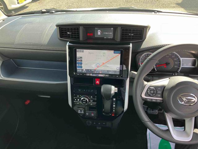 トールカスタムＧ　ターボ９インチナビ　ドラレコ　ＥＴＣ　ＬＥＤヘッドライト＆フォグランプ　アダプティブクルコン　１４インチアルミホイール　両側電動スライドドア　電動パーキングブレーキ　衝突被害軽減ブレーキ（千葉県）の中古車