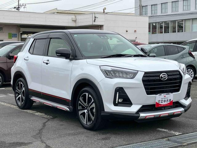 ロッキープレミアムG 4WD4WD ターボ 9型ナビ/TV/DVD/BT/USB Bカメラ 前後ドラレコ ETC LEDヘッドライト オートライト 全車速追従クルコン スマアシ コーナーセンサー シートヒーター リヤフォグランプ(千葉県)の中古車