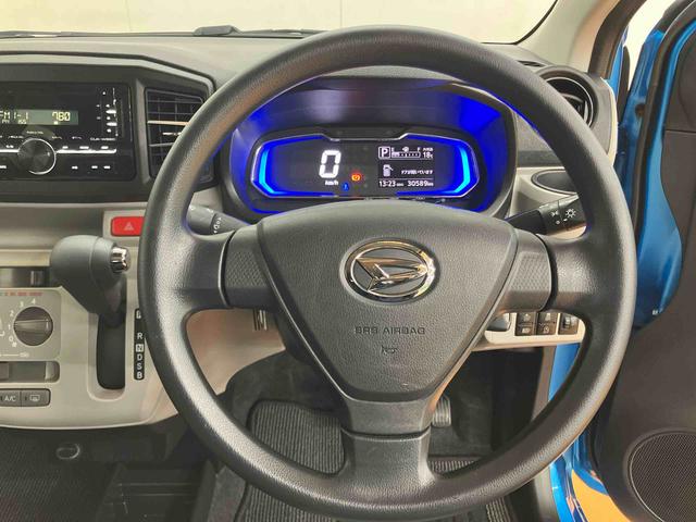 ミライースX SAIIICDラジオチューナー USB接続 AUX接続 衝突被害軽減ブレーキ 横滑り防止装置 アイドリングストップ 前後コーナーセンサー オートハイビーム バニティーミラー付き左右サンバイザー(千葉県)の中古車