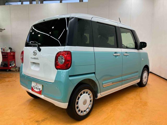 ムーヴキャンバスストライプスＧターボ衝突回避支援システム　横滑り防止装置　アダプティブクルーズコントロール　ホールド機能付き電動パーキングブレーキ　置きラクボックス　ホットカップホルダー　前席シートヒーター　前後コーナーセンサー（千葉県）の中古車