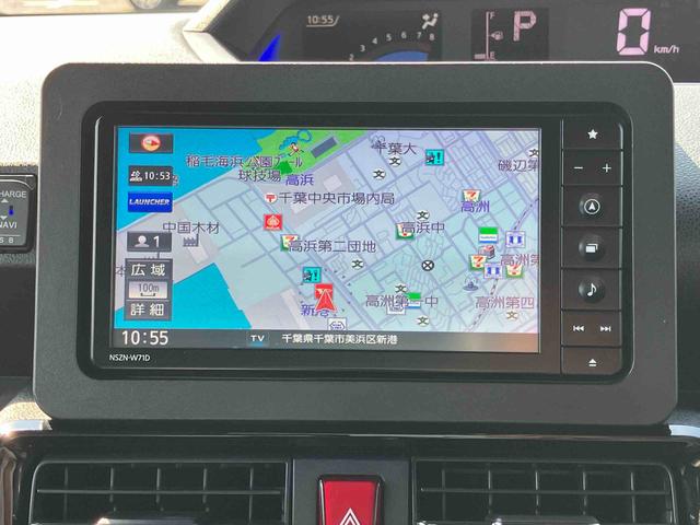 タントカスタムRSスタイルセレクションターボ ナビ/TV/DVD/BT/USB Bカメラ ETC 全車速追従クルコン ADB LEDヘッドライト オートライト スマアシ 前後コーナーセンサー シートヒーター アルミホイール キーフリー(千葉県)の中古車