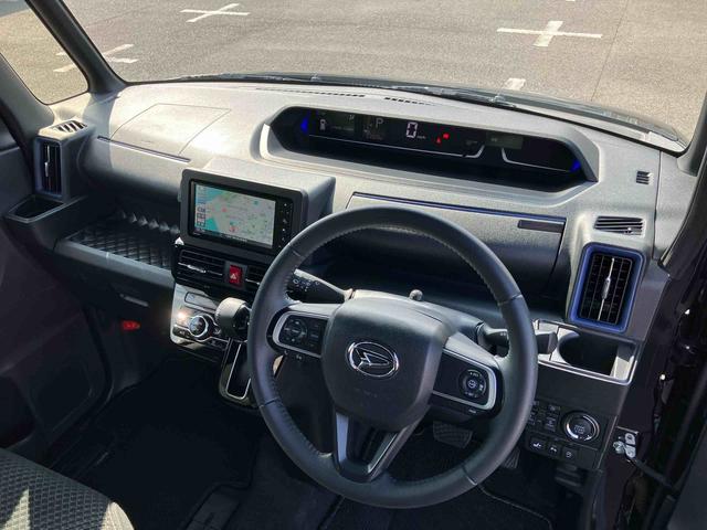 タントカスタムRSスタイルセレクションターボ ナビ/TV/DVD/BT/USB Bカメラ ETC 全車速追従クルコン ADB LEDヘッドライト オートライト スマアシ 前後コーナーセンサー シートヒーター アルミホイール キーフリー(千葉県)の中古車