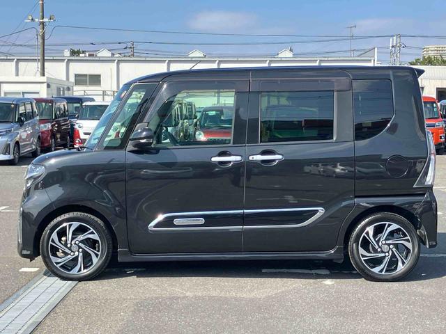 タントカスタムＲＳスタイルセレクションターボ　ナビ／ＴＶ／ＤＶＤ／ＢＴ／ＵＳＢ　Ｂカメラ　ＥＴＣ　全車速追従クルコン　ＡＤＢ　ＬＥＤヘッドライト　オートライト　スマアシ　前後コーナーセンサー　シートヒーター　アルミホイール　キーフリー（千葉県）の中古車