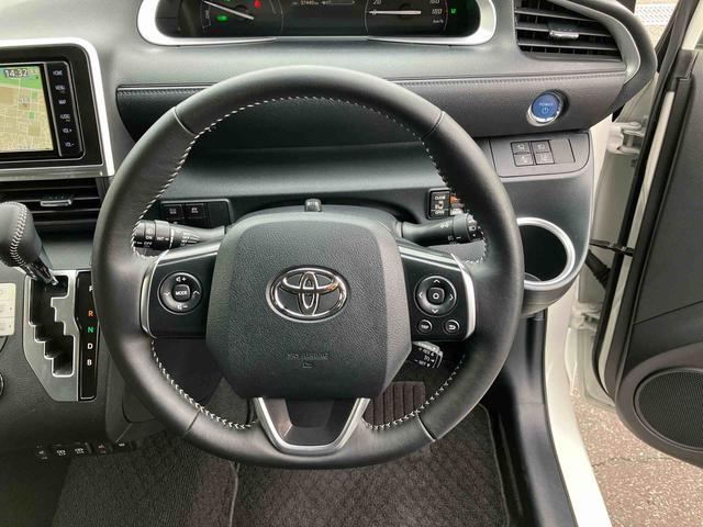 シエンタハイブリッド　Ｇ　セーフティーエディションハイブリッド　ナビ／ＴＶ／ＤＶＤ／ＢＴ／ＵＳＢ　全周囲カメラ　前後ドラレコ　ＥＴＣ　クルコン　ＬＥＤヘッドランプ　両側電動スライドドア　シートヒーター　革巻きステアリング　ステアリングヒーター　アルミ（千葉県）の中古車