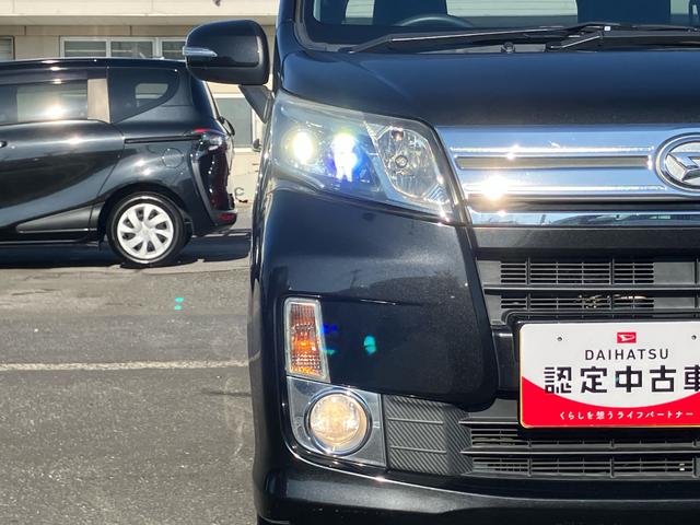 ムーヴカスタム　Ｘリミテッド　ＳＡナビ／ワンセグＴＶ／ＣＤ／ＵＳＢ　Ｂカメラ　ＥＴＣ　ＬＥＤヘッドライト　オートライト　トップシェイドガラス　オートエアコン　革巻きステアリング　アルミホイール　シートリフター　キーフリー　盗難防止警報（千葉県）の中古車