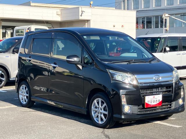 ムーヴカスタム　Ｘリミテッド　ＳＡナビ／ワンセグＴＶ／ＣＤ／ＵＳＢ　Ｂカメラ　ＥＴＣ　ＬＥＤヘッドライト　オートライト　トップシェイドガラス　オートエアコン　革巻きステアリング　アルミホイール　シートリフター　キーフリー　盗難防止警報（千葉県）の中古車