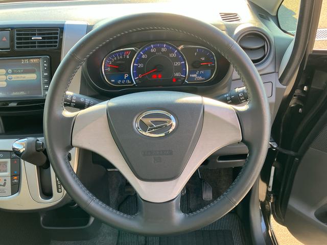 ムーヴカスタム　Ｘリミテッド　ＳＡナビ／ワンセグＴＶ／ＣＤ／ＵＳＢ　Ｂカメラ　ＥＴＣ　ＬＥＤヘッドライト　オートライト　トップシェイドガラス　オートエアコン　革巻きステアリング　アルミホイール　シートリフター　キーフリー　盗難防止警報（千葉県）の中古車