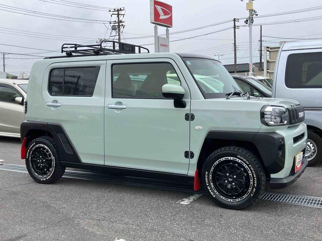 タフトＧターボ９型ＤＰオーディオ／全周囲カメラ　前後ドラレコ　ＥＴＣ　駐車支援　ルーフキャリア　前後ガーニッシュ　１５インチアルミ　ガラスルーフ　ＬＥＤヘッド＆フォグ　シートヒーター　クルコン　衝突被害軽減ブレーキ（千葉県）の中古車