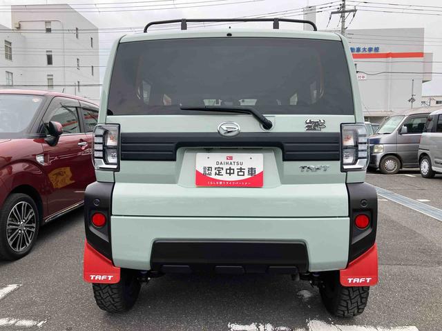 タフトＧターボ９型ＤＰオーディオ／全周囲カメラ　前後ドラレコ　ＥＴＣ　駐車支援　ルーフキャリア　前後ガーニッシュ　１５インチアルミ　ガラスルーフ　ＬＥＤヘッド＆フォグ　シートヒーター　クルコン　衝突被害軽減ブレーキ（千葉県）の中古車