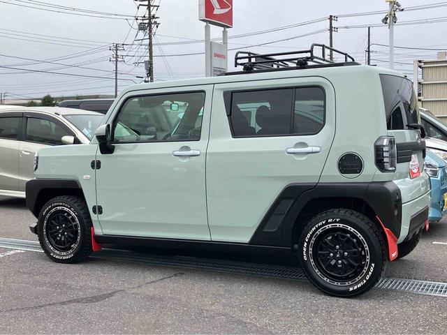 タフトＧターボ９型ＤＰオーディオ／全周囲カメラ　前後ドラレコ　ＥＴＣ　駐車支援　ルーフキャリア　前後ガーニッシュ　１５インチアルミ　ガラスルーフ　ＬＥＤヘッド＆フォグ　シートヒーター　クルコン　衝突被害軽減ブレーキ（千葉県）の中古車