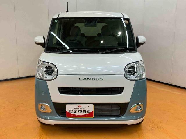 ムーヴキャンバスストライプスＧターボ衝突回避支援システム　横滑り防止装置　アダプティブクルーズコントロール　置きラクボックス　ホットカップホルダー　ホールド機能付き電動パーキングブレーキ　前席シートヒーター　前後コーナーセンサー（千葉県）の中古車