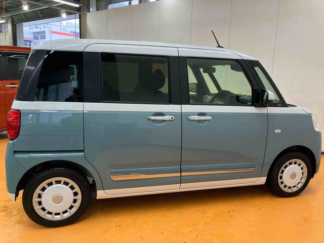 ムーヴキャンバスストライプスＧターボ衝突回避支援システム　横滑り防止装置　アダプティブクルーズコントロール　置きラクボックス　ホットカップホルダー　ホールド機能付き電動パーキングブレーキ　前席シートヒーター　前後コーナーセンサー（千葉県）の中古車